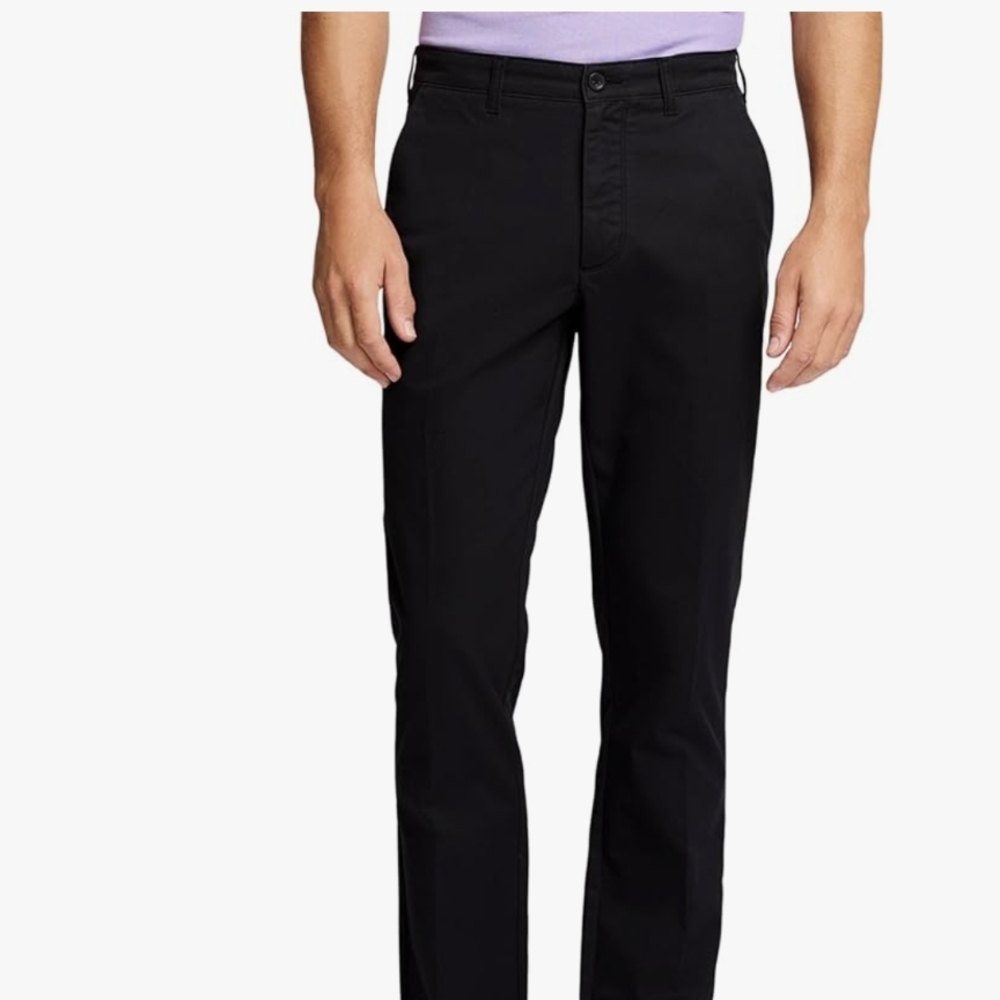Lands' End Men's Classic Black Chinos